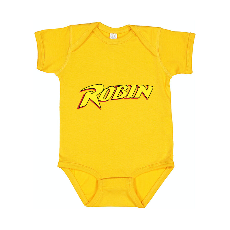 Robin Baby Romper Onesie - Yellow