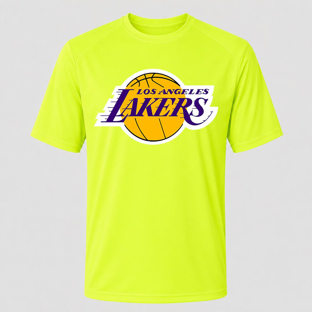 Men's Los Angeles Lakers Performance T-Shirt - Safety Green