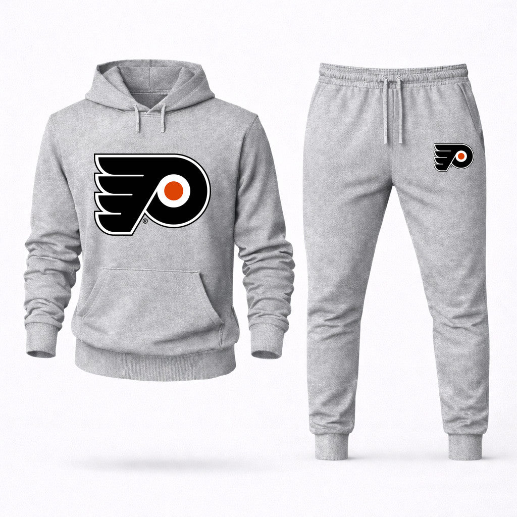Philadelphia Flyers Hoodie and Joggers Set - Grey