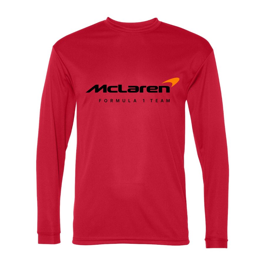 Men's McLaren Formula 1 Team Polyester Long Sleeve T-Shirt - Red