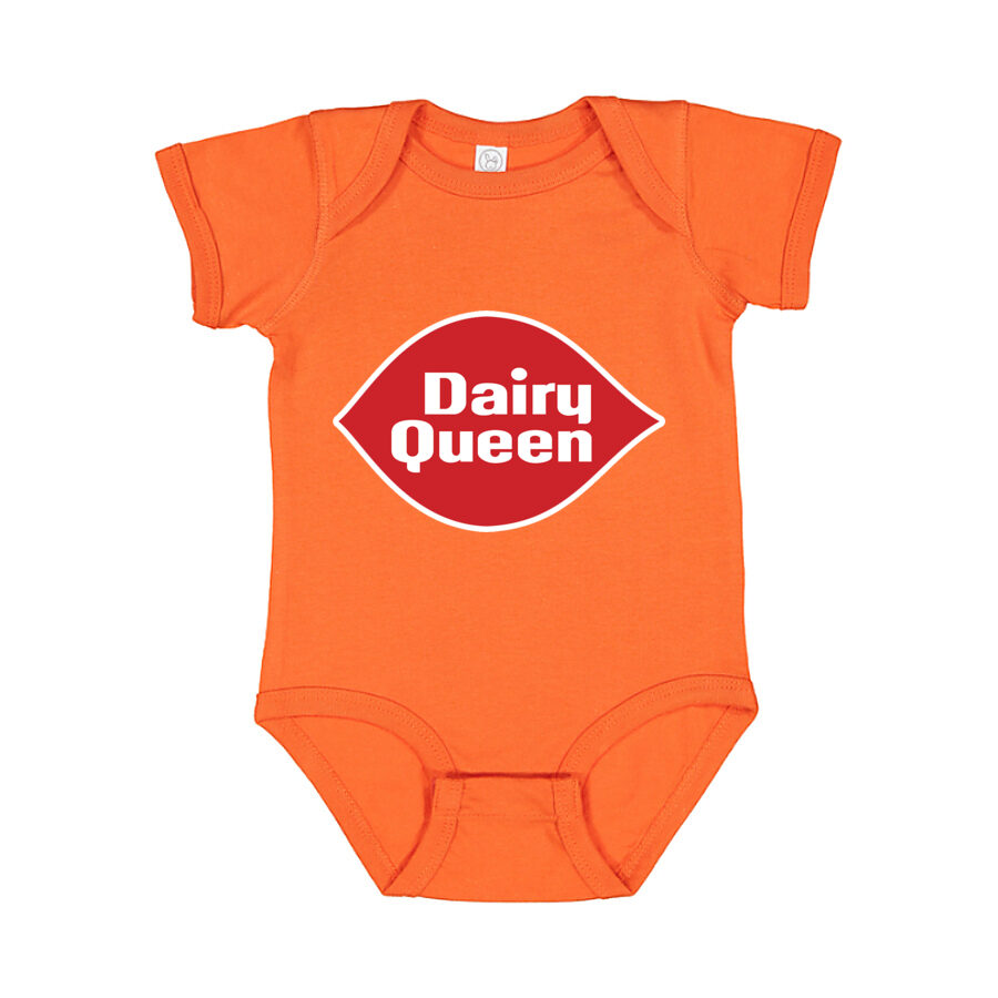 Dairy Queen Baby Romper Onesie - Orange