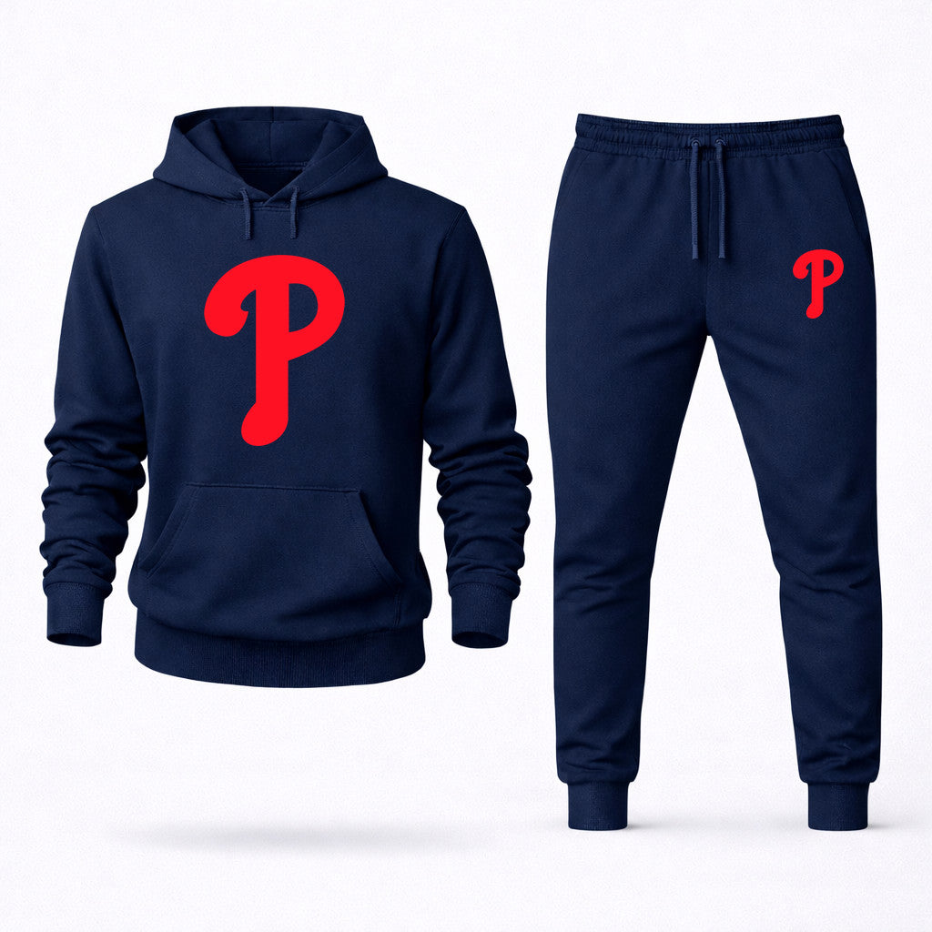 Philadelphia Phillies Hoodie and Joggers Set - Navy