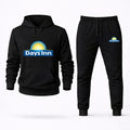 Days Inn Hoodie and Joggers Set - Black