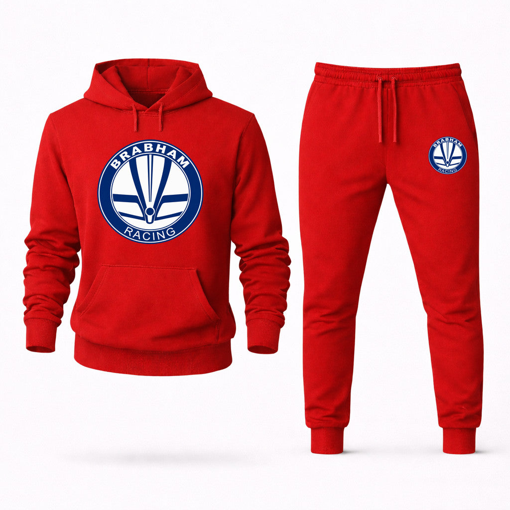 Brabham Racing Hoodie and Joggers Set - Red