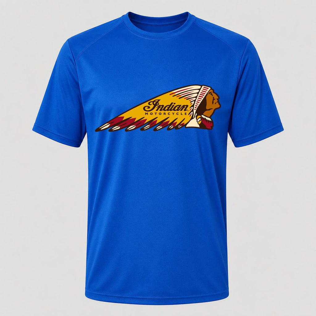 Men's Indian Motorcycle Performance T-Shirt - Royal Blue