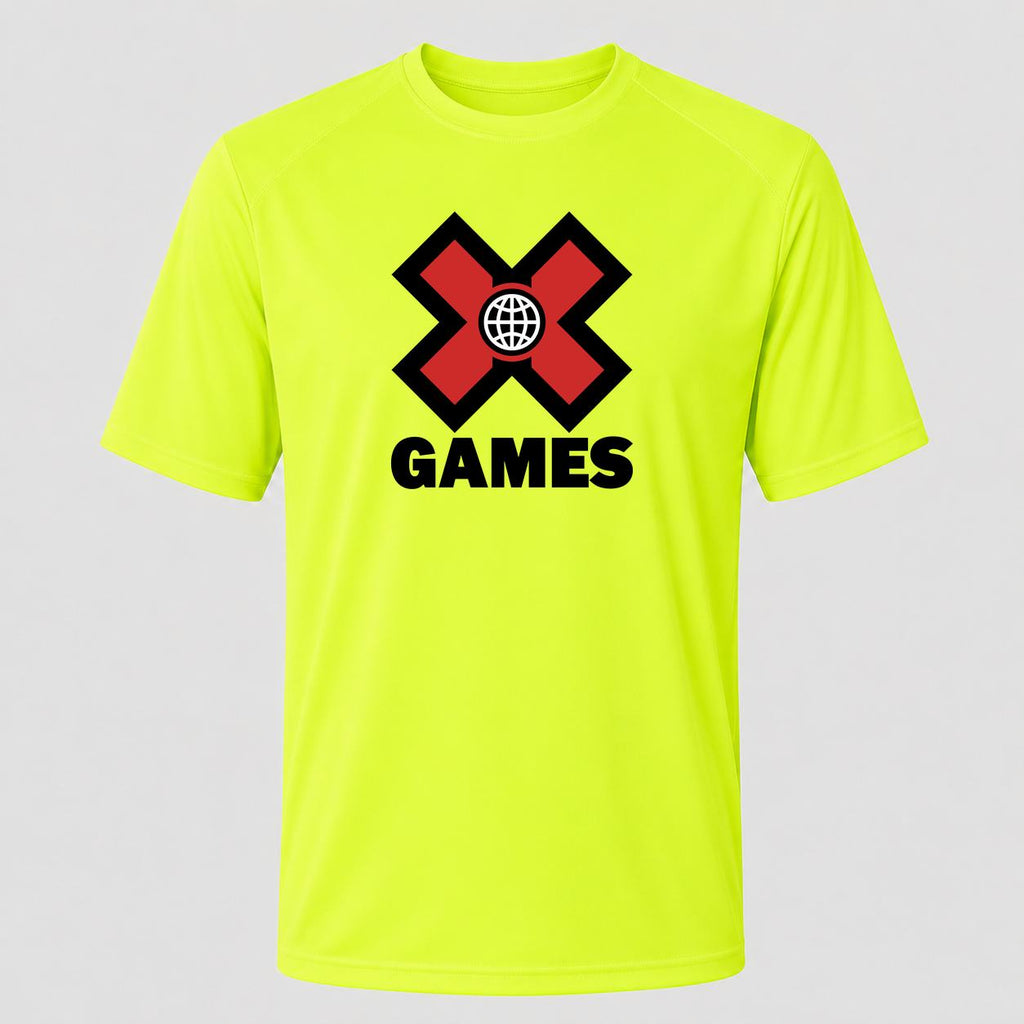 Men's X Games Performance T-Shirt - Safety Green