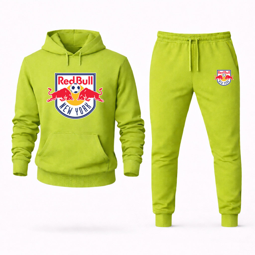 New York Red Bulls Hoodie and Joggers Set - Lime Green