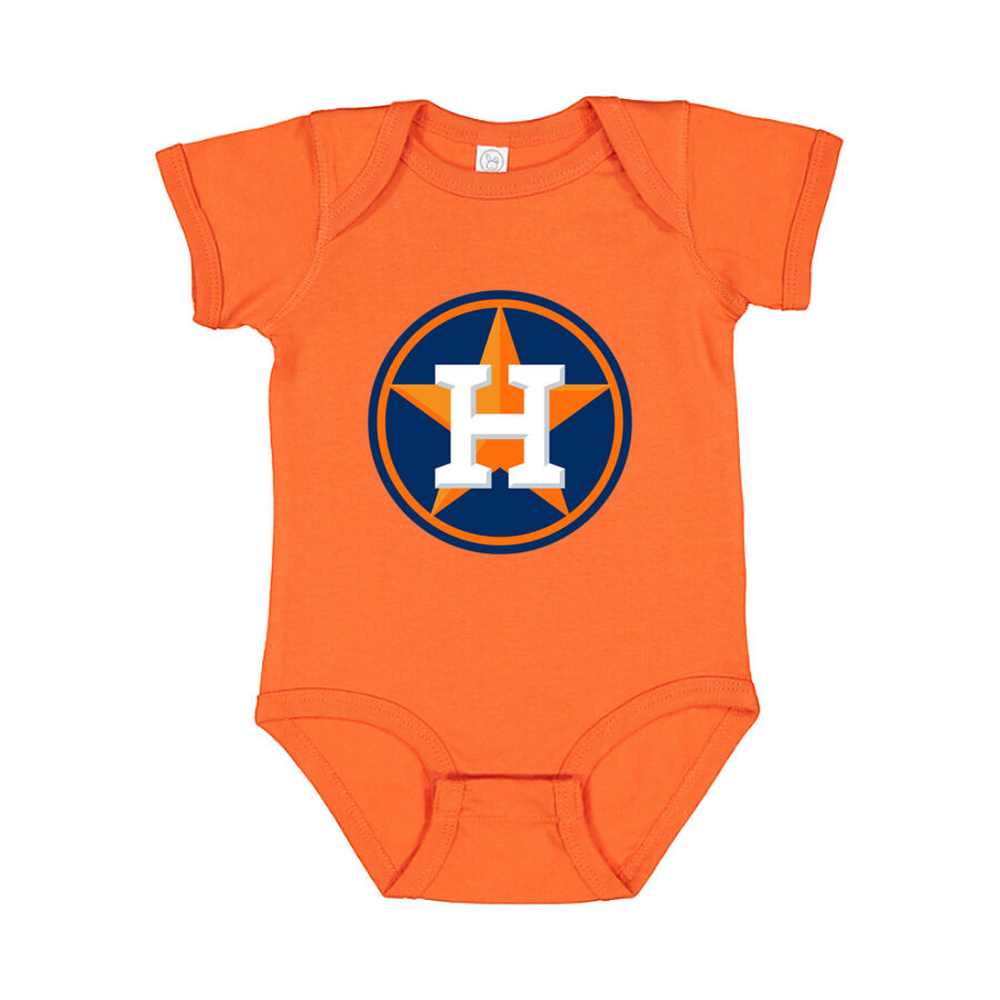 Houston Astros Baby Romper Onesie - Orange