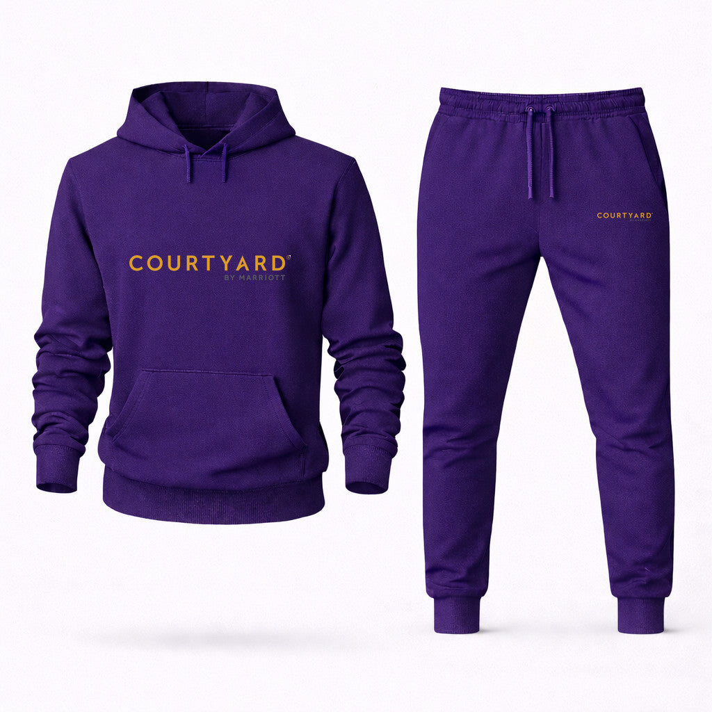Courtyard Hoodie and Joggers Set - Purple