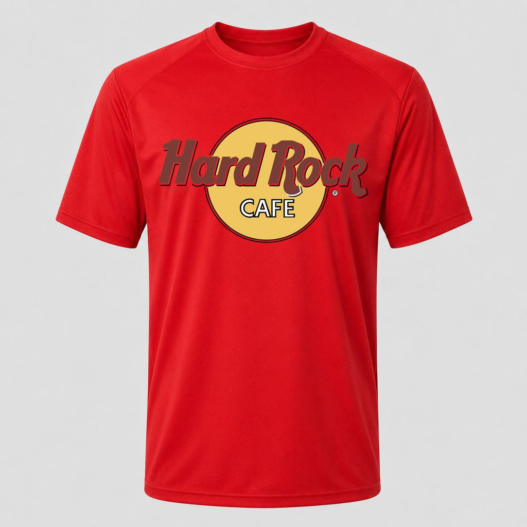 Men's Hard Rock Cafe Performance T-Shirt - Red