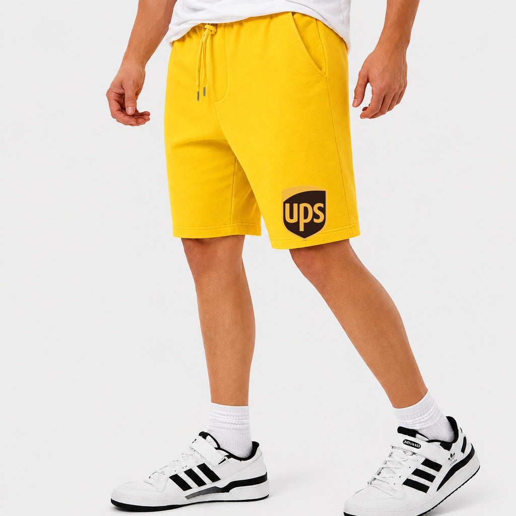 Men's UPS Cotton Shorts - Yellow