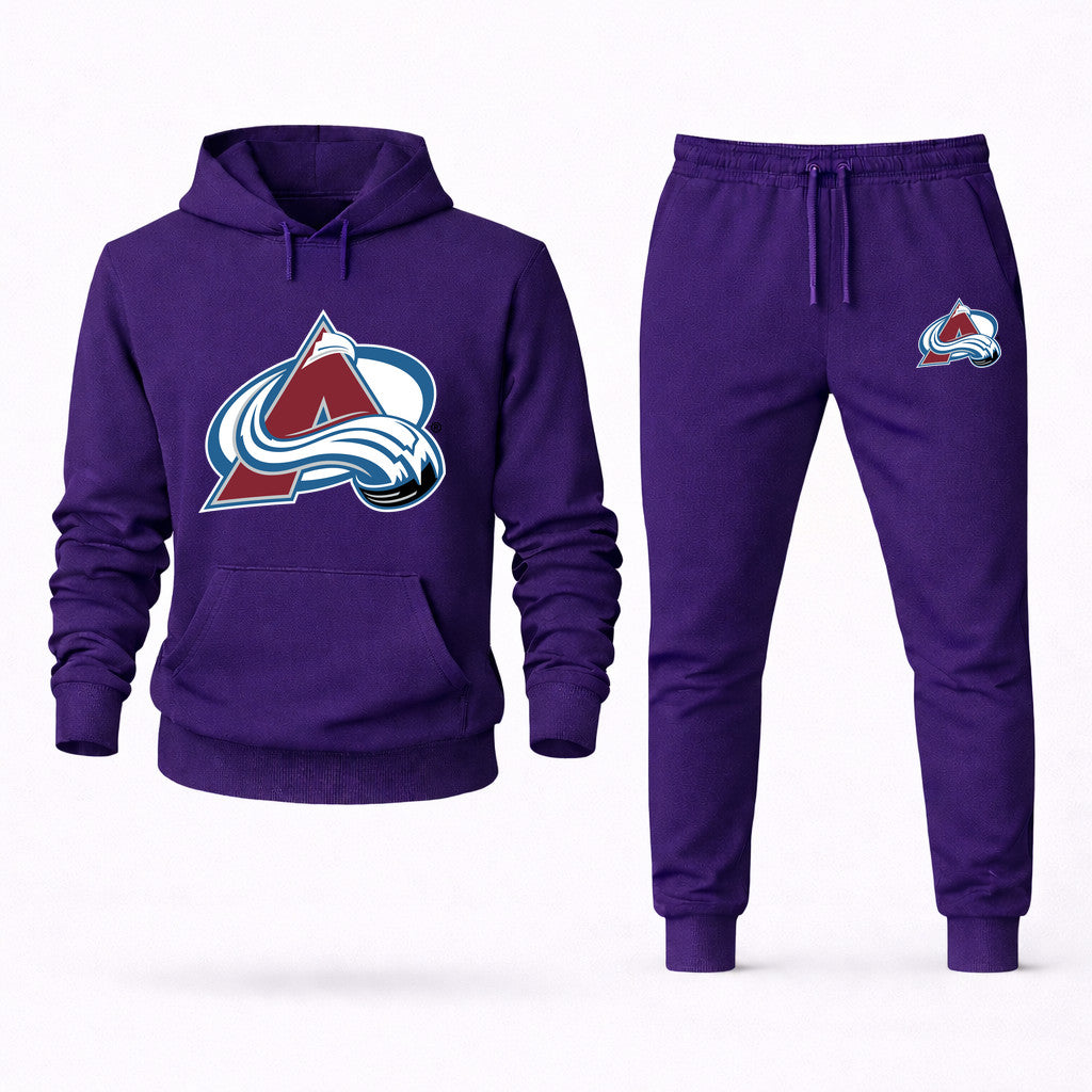 Colorado Avalanche Hoodie and Joggers Set - Purple