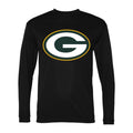 Men's Green Bay Packers Polyester Long Sleeve T-Shirt - Black