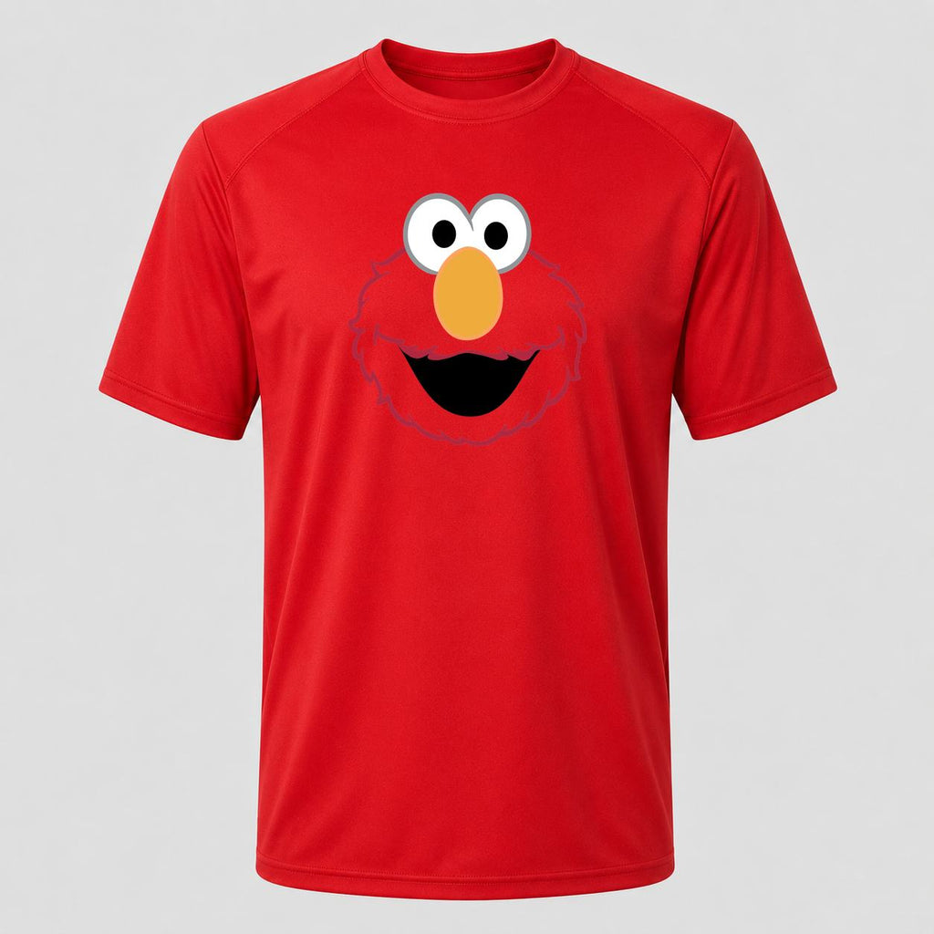 Men's Elmo Face Performance T-Shirt - Red