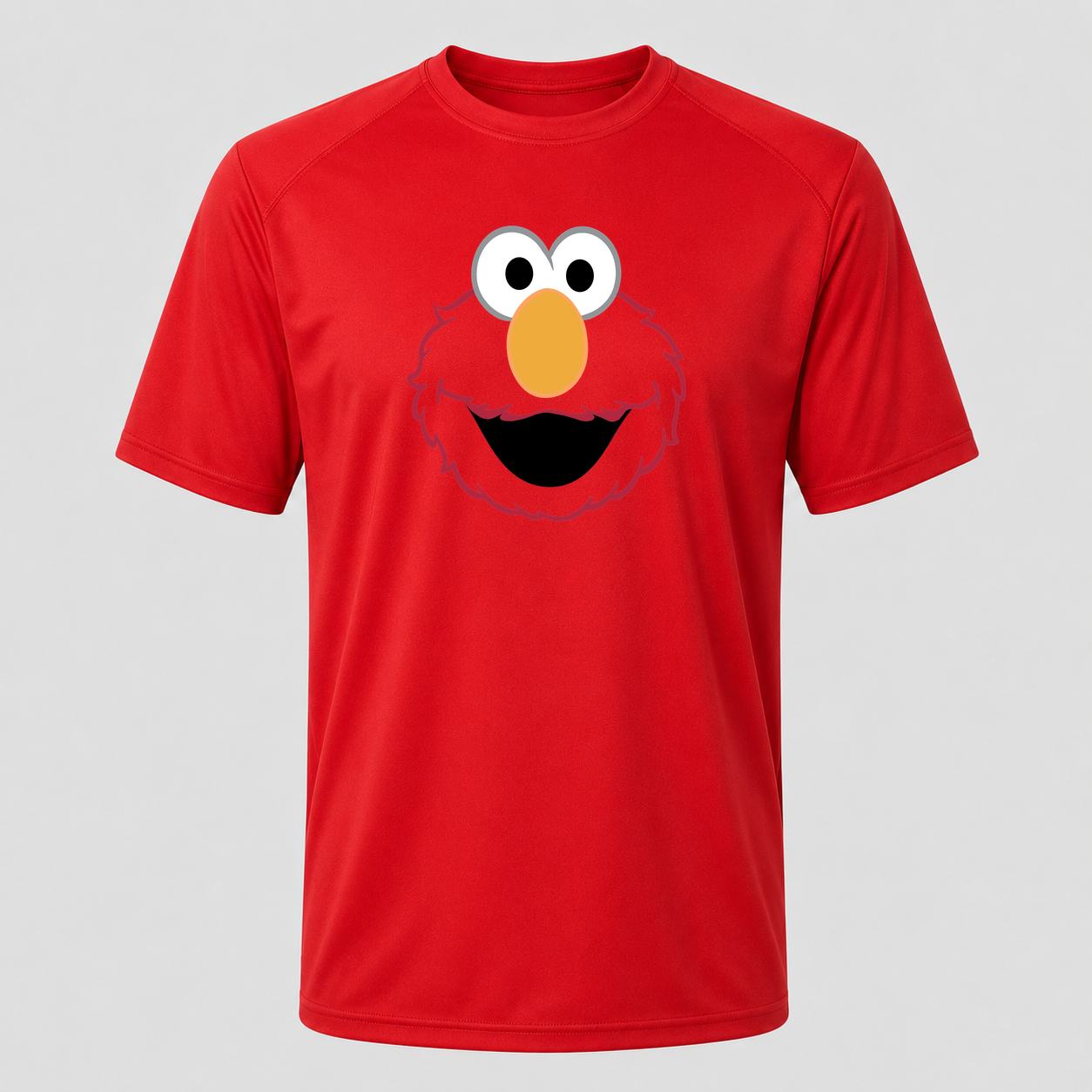 Men's Elmo Face Performance T-Shirt - Red