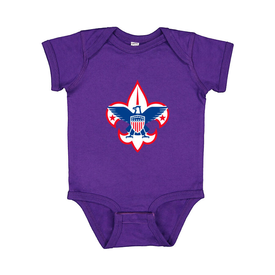 Boy Scouts of America Baby Romper Onesie - Purple