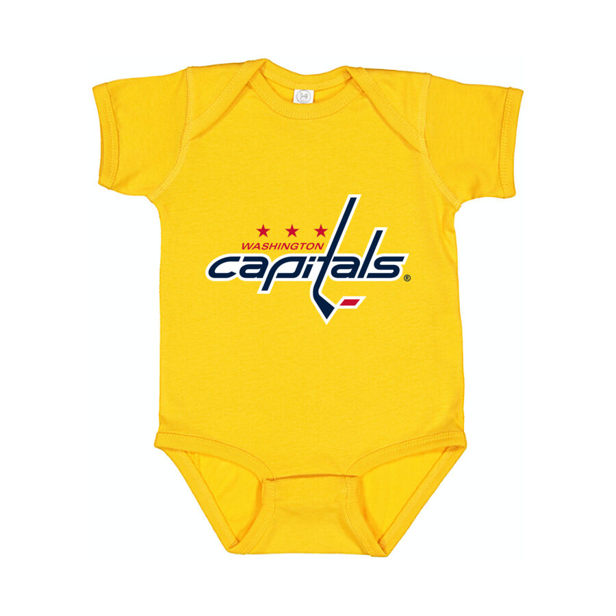 Washington Capitals Baby Romper Onesie - Yellow