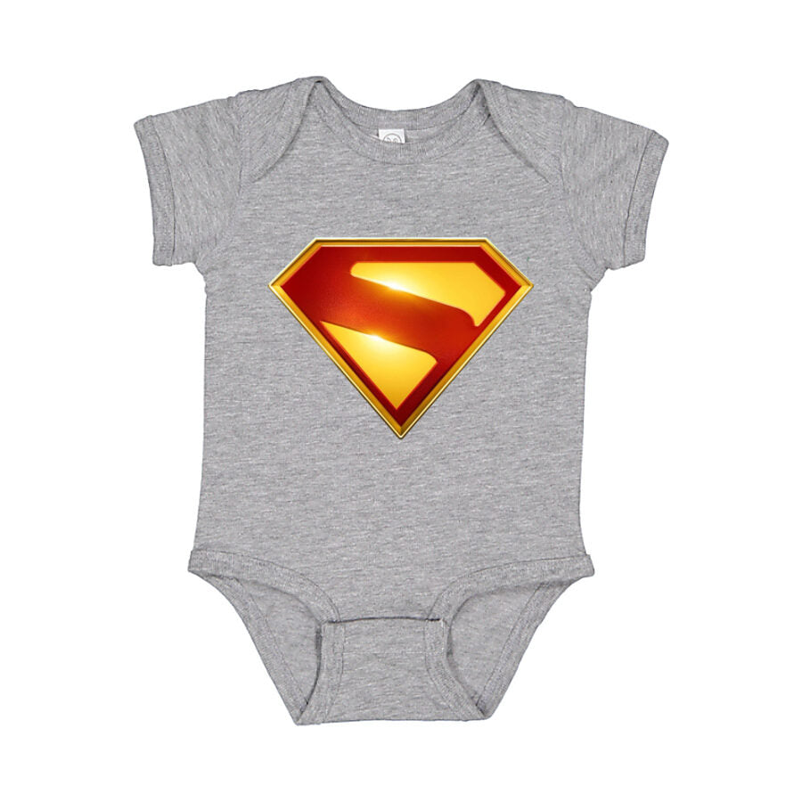Superman 2025 Baby Romper Onesie - Gray