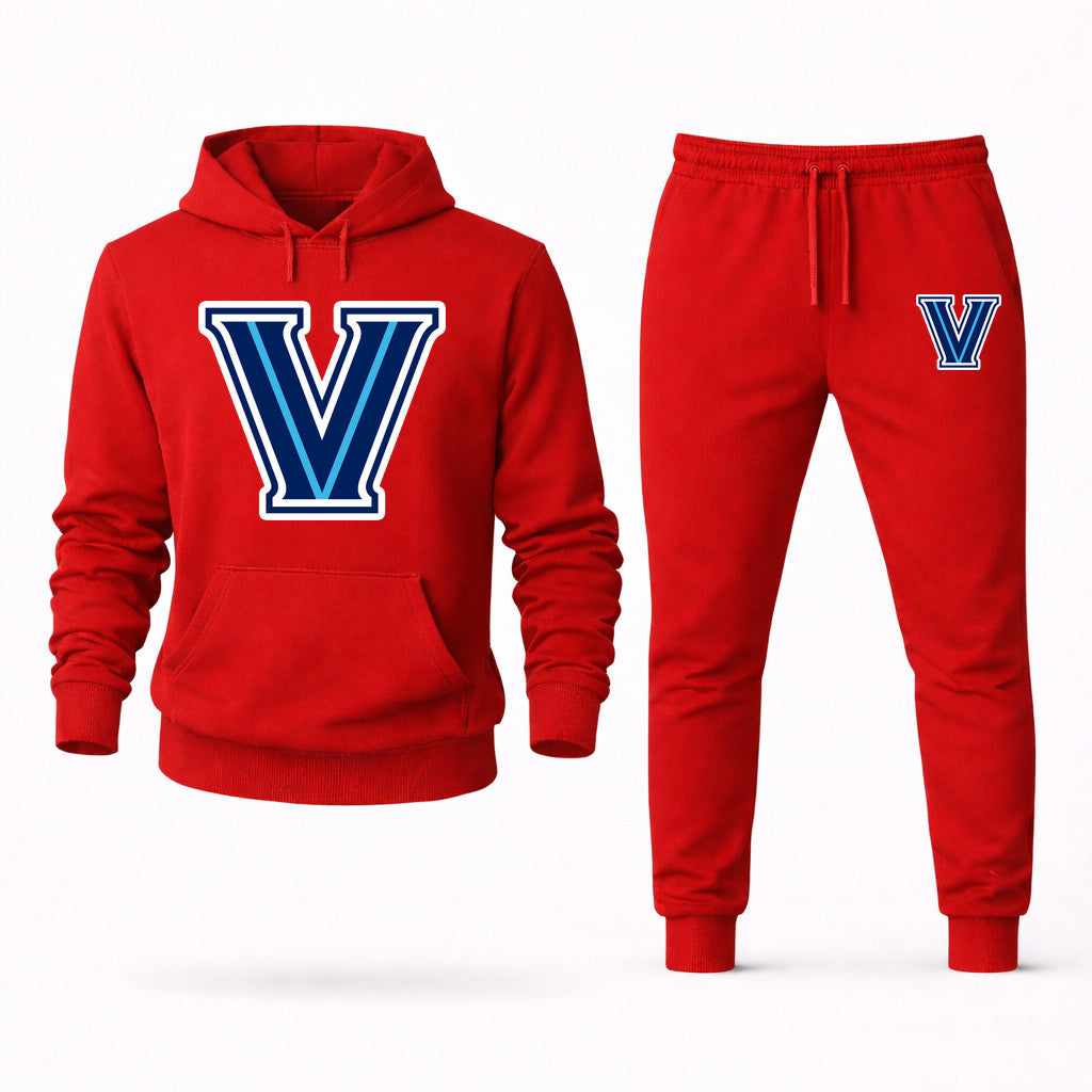 Villanova Wildcats Hoodie and Joggers Set - Red