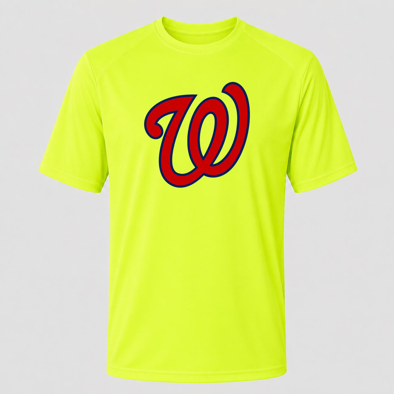 Men's Washington Nationals Performance T-Shirt - Safety Green