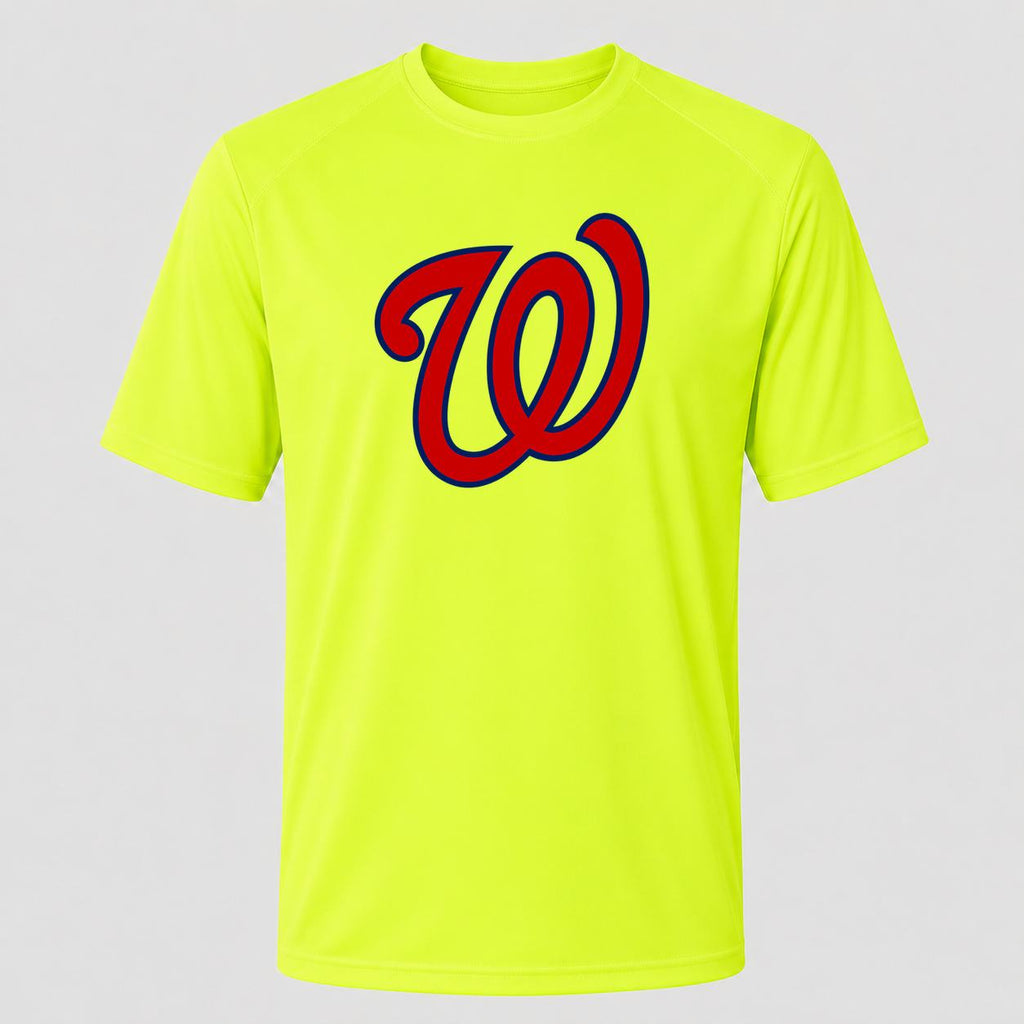 Men's Washington Nationals Performance T-Shirt - Safety Green