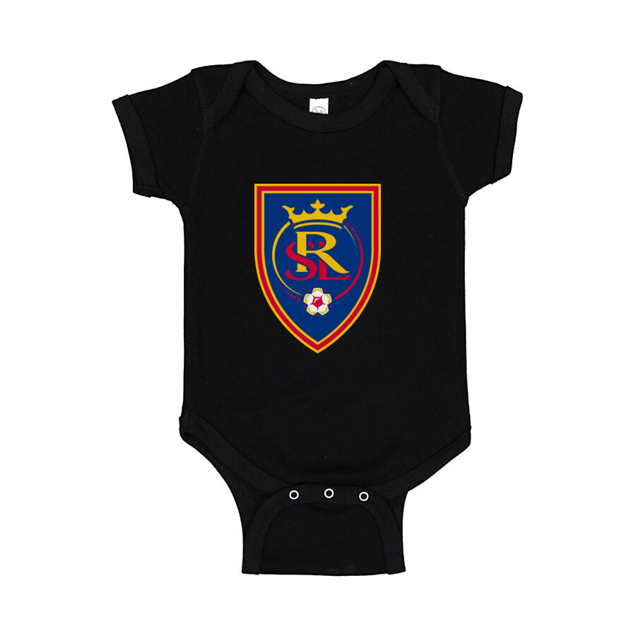Real Salt Lake Baby Romper Onesie - Black