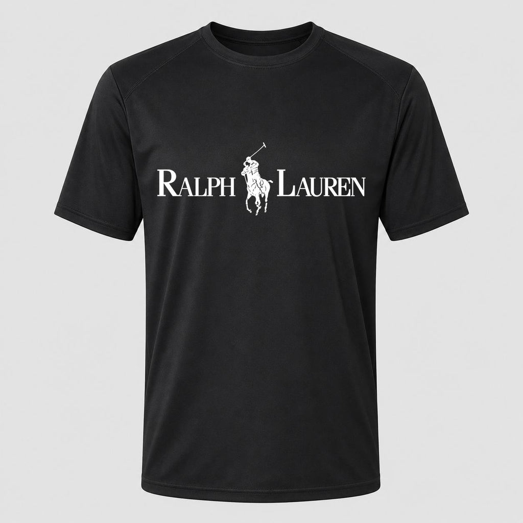 Men's Polo Ralph Lauren White Performance T-Shirt - Black