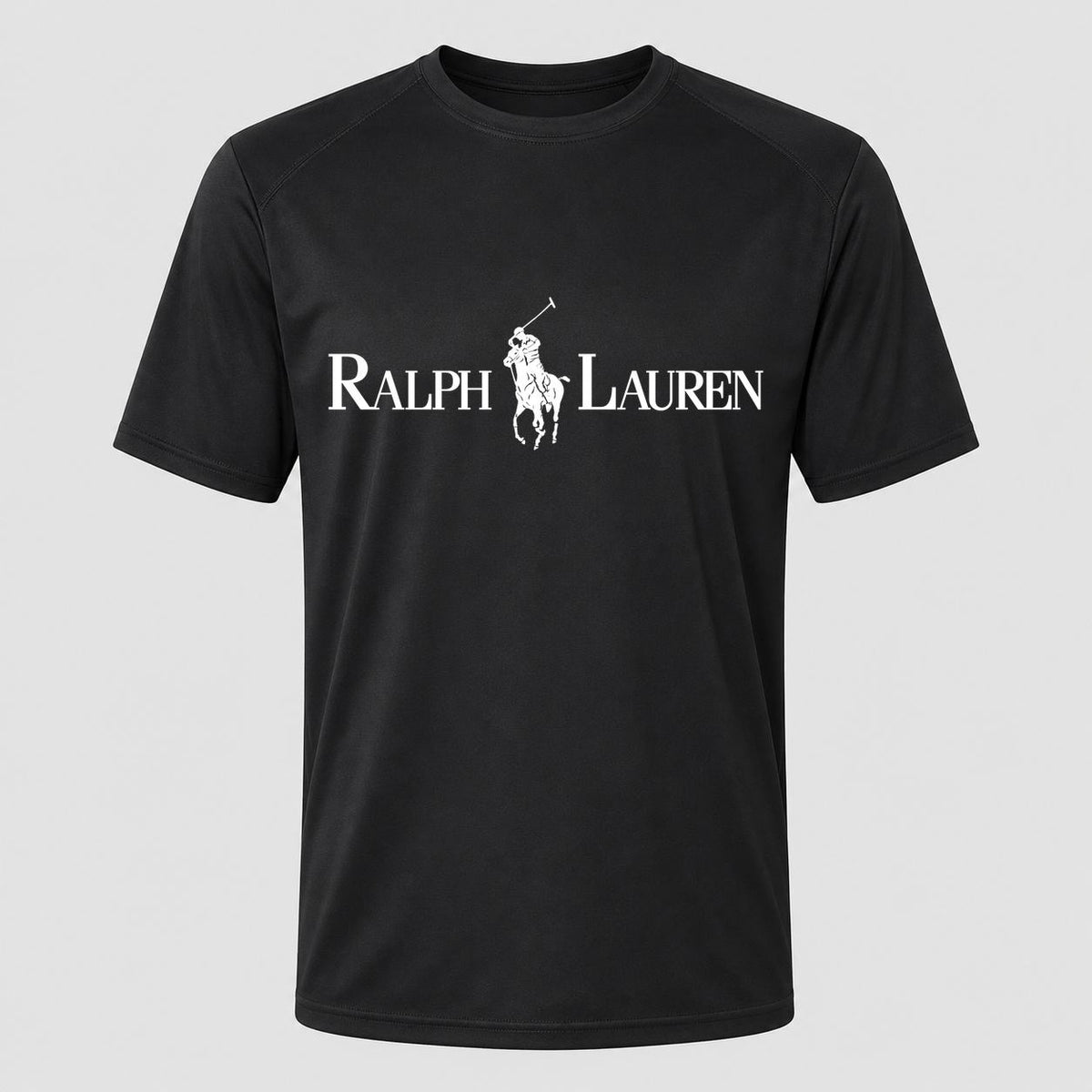 Men's Polo Ralph Lauren White Performance T-Shirt - Black