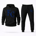 Kansas City Royals Hoodie and Joggers Set - Black