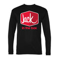Men's Jack in the Box Polyester Long Sleeve T-Shirt - Black