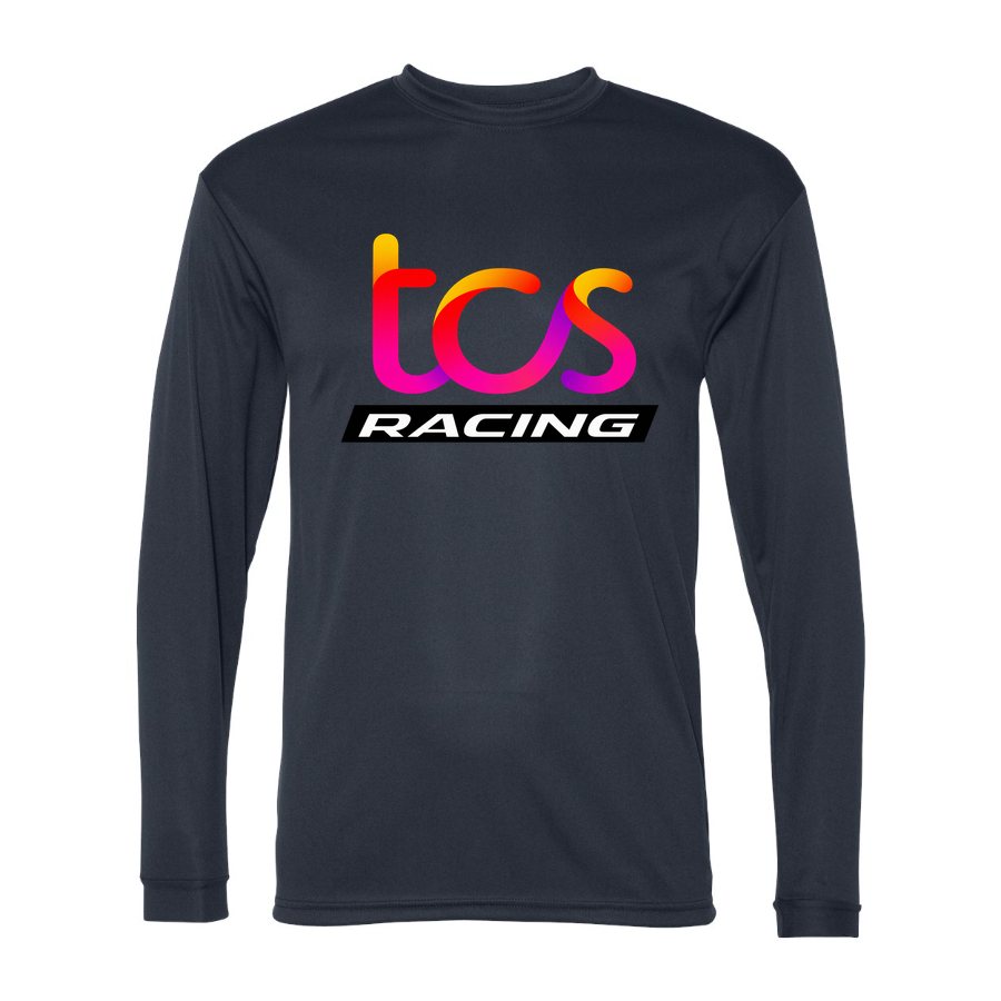 Men's TCS Racing Polyester Long Sleeve T-Shirt - Navy