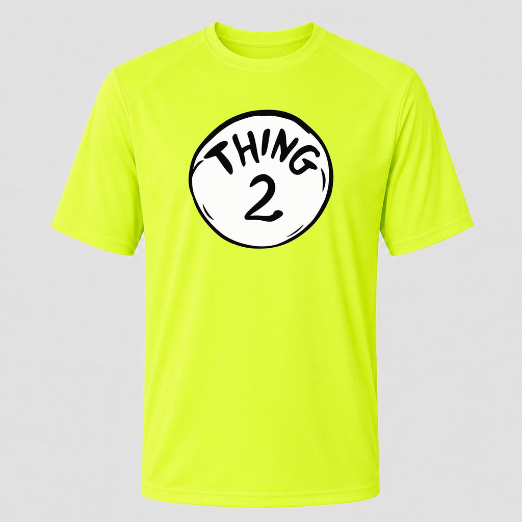 Men's Dr. Seuss Thing 2 Performance T-Shirt - Safety Green
