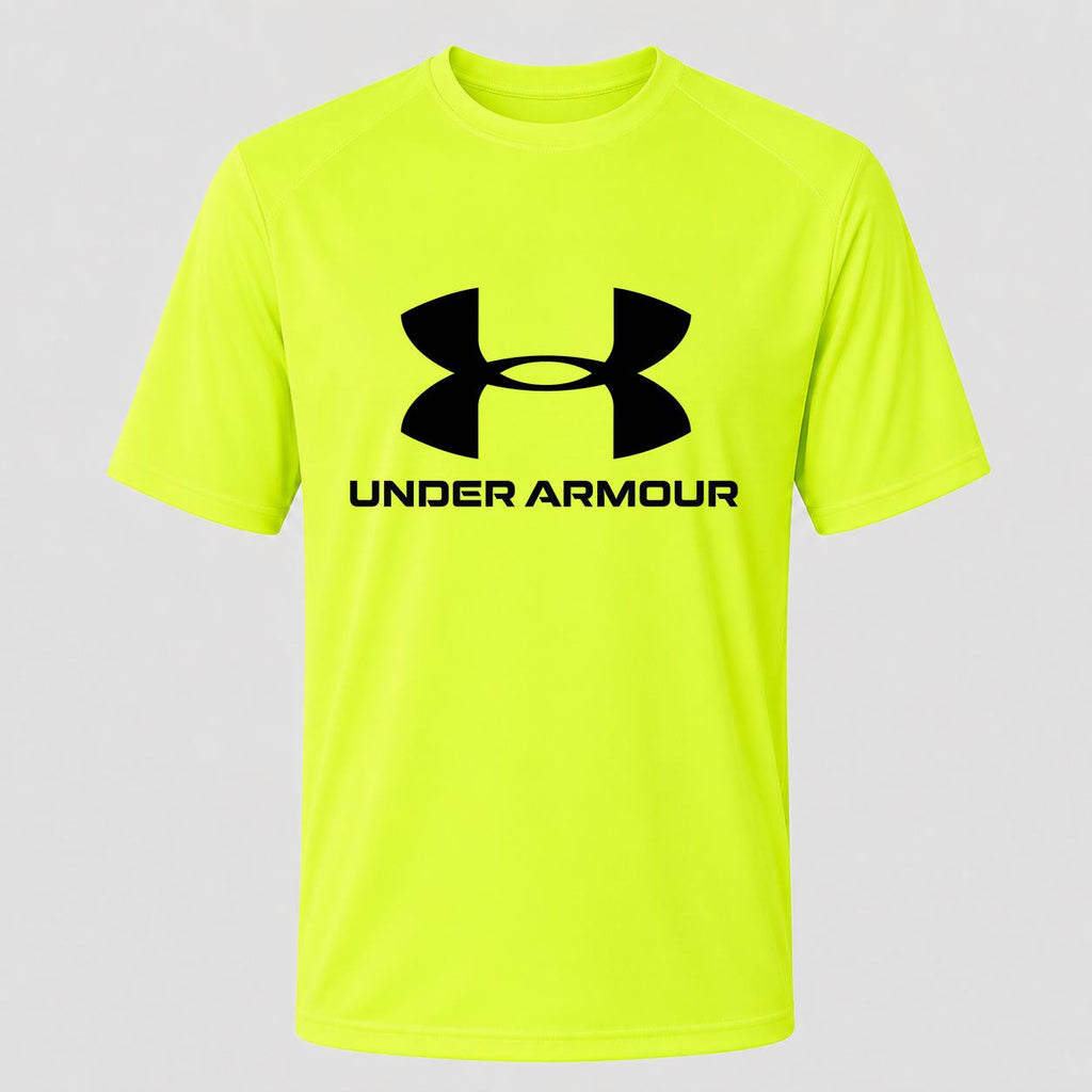 Men's Under Armour Performance T-Shirt - Safety Green