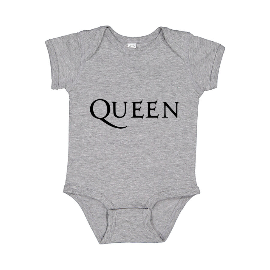 Queen Baby Romper Onesie - Gray