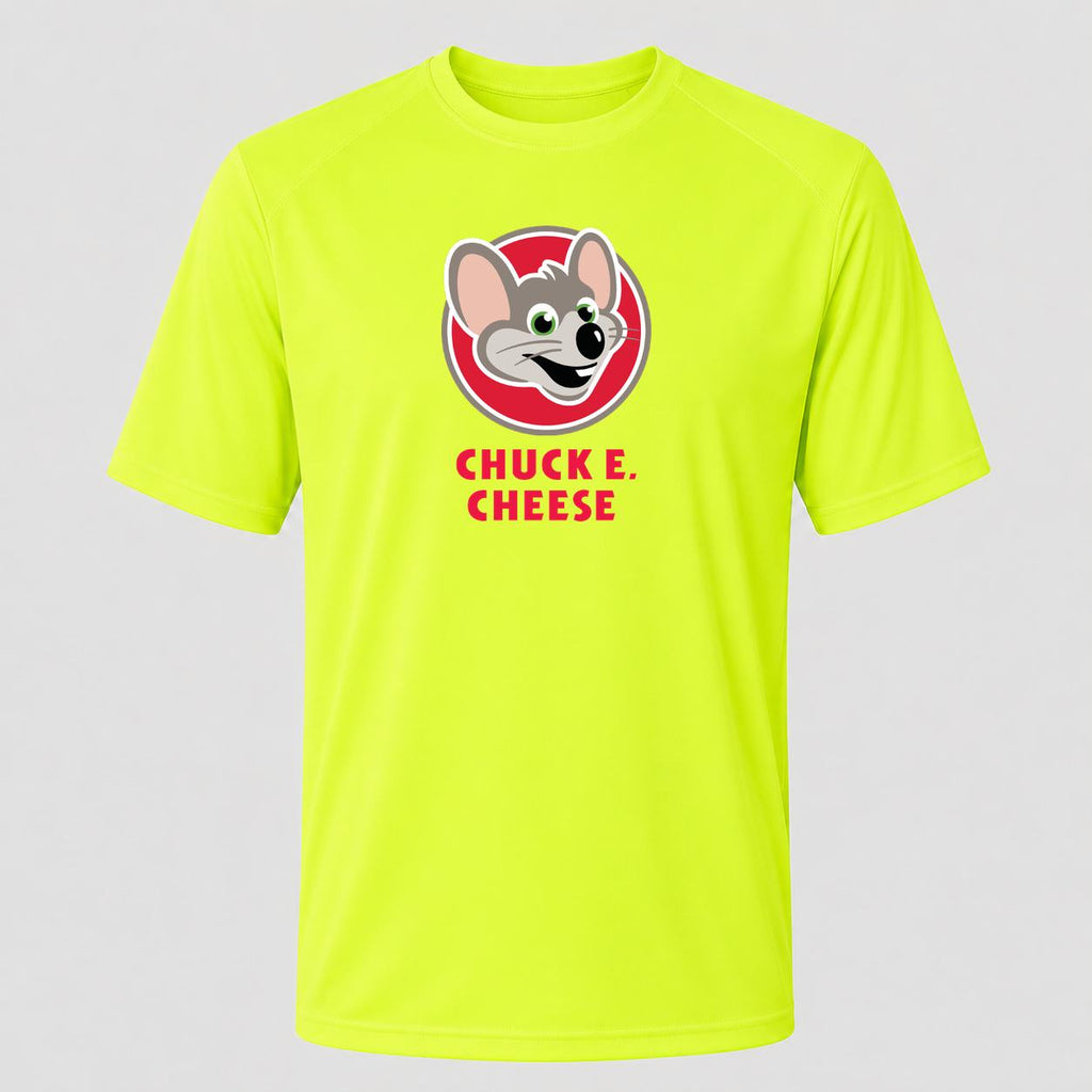 Men's Chuck E. Cheese's Performance T-Shirt - Safety Green