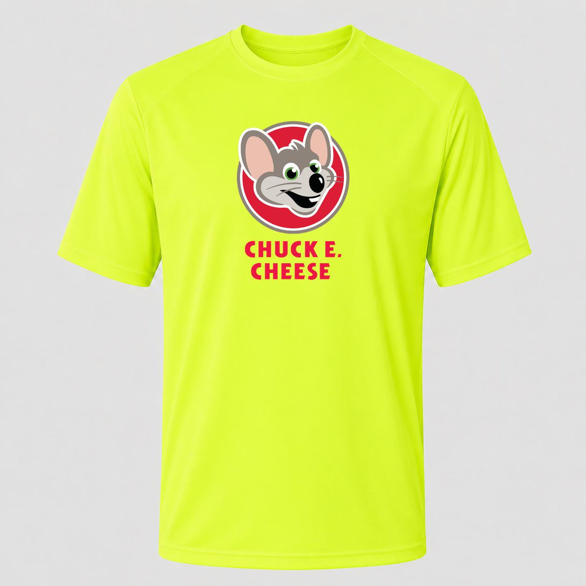 Men's Chuck E. Cheese's Performance T-Shirt - Safety Green