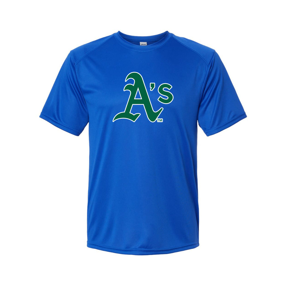 Oakland Athletics Polyester T-Shirt - Royal Blue