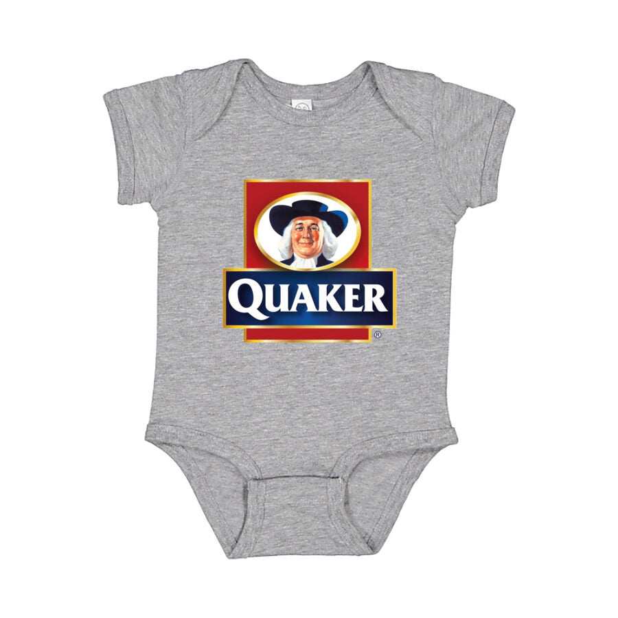 Quaker Baby Romper Onesie - Gray