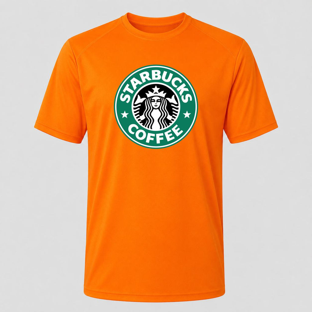 Men's Starbucks Performance T-Shirt - Orange