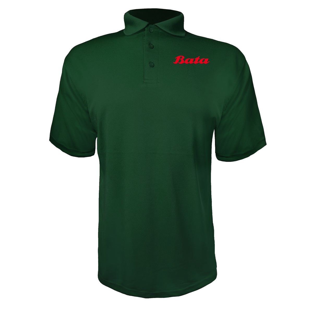 Bata men's polyester polo in Green