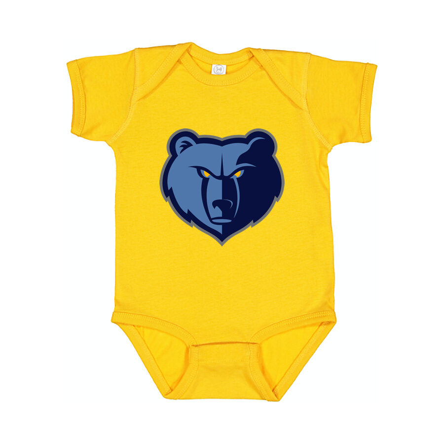 Memphis Grizzlies Baby Romper Onesie - Yellow