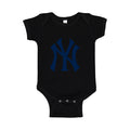 New York Yankees Baby Romper Onesie - Black