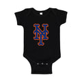 New York Mets Baby Romper Onesie - Black