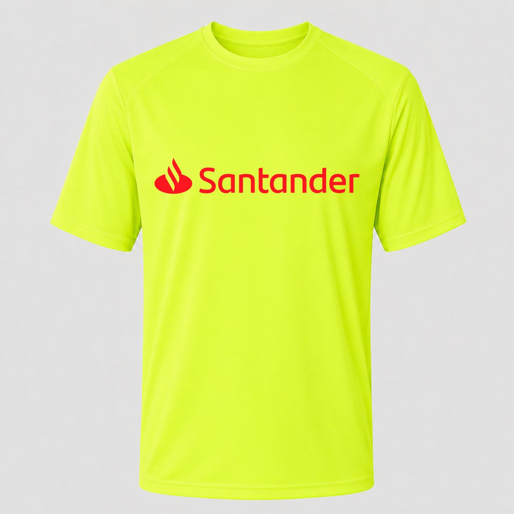 Men's Santander Performance T-Shirt - Safety Green