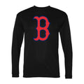 Men's Boston Red Sox Polyester Long Sleeve T-Shirt - Black