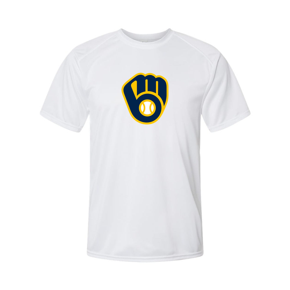 Milwaukee Brewers Polyester T-Shirt - White