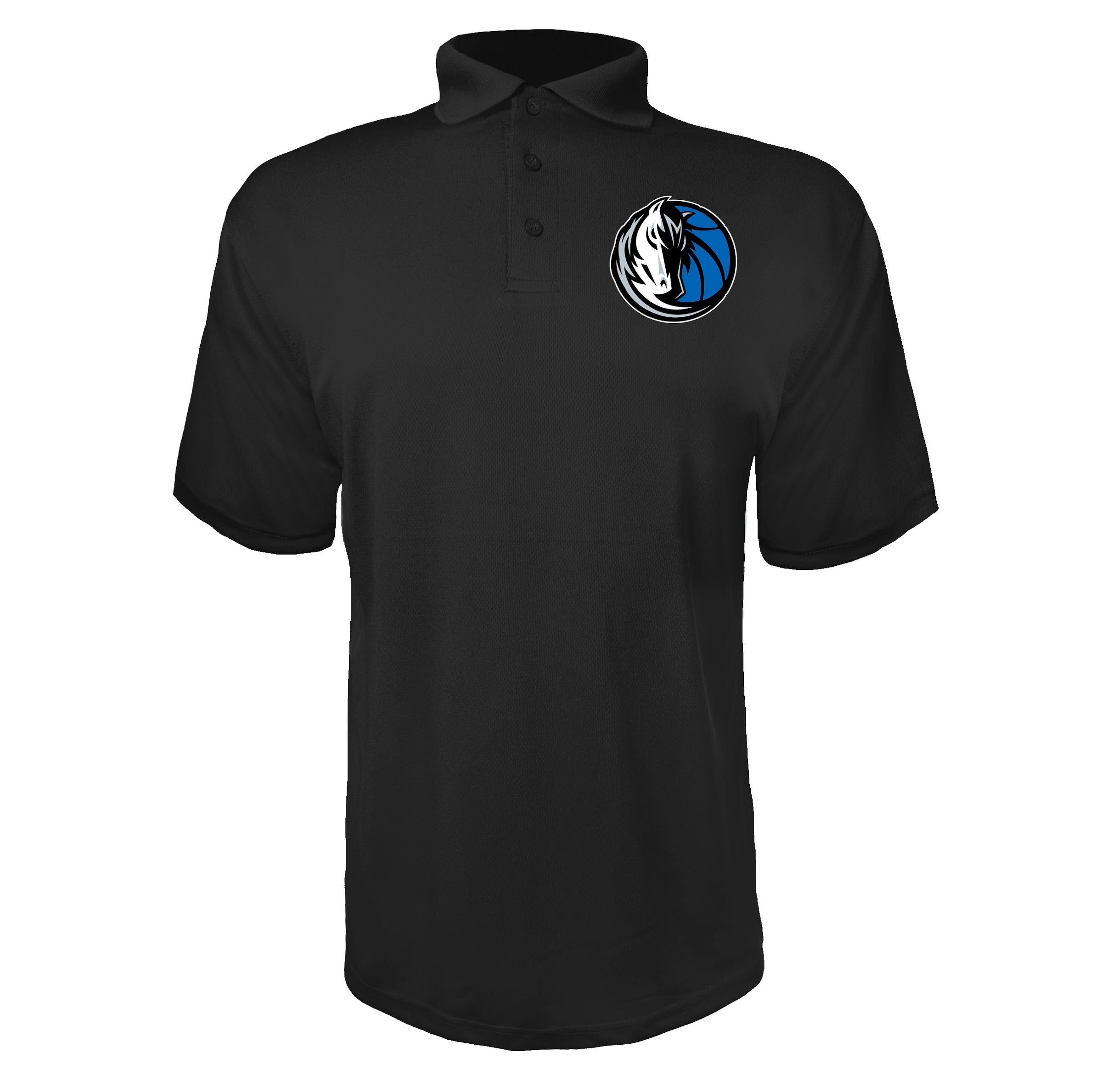 Dallas Mavericks Black polyester polo