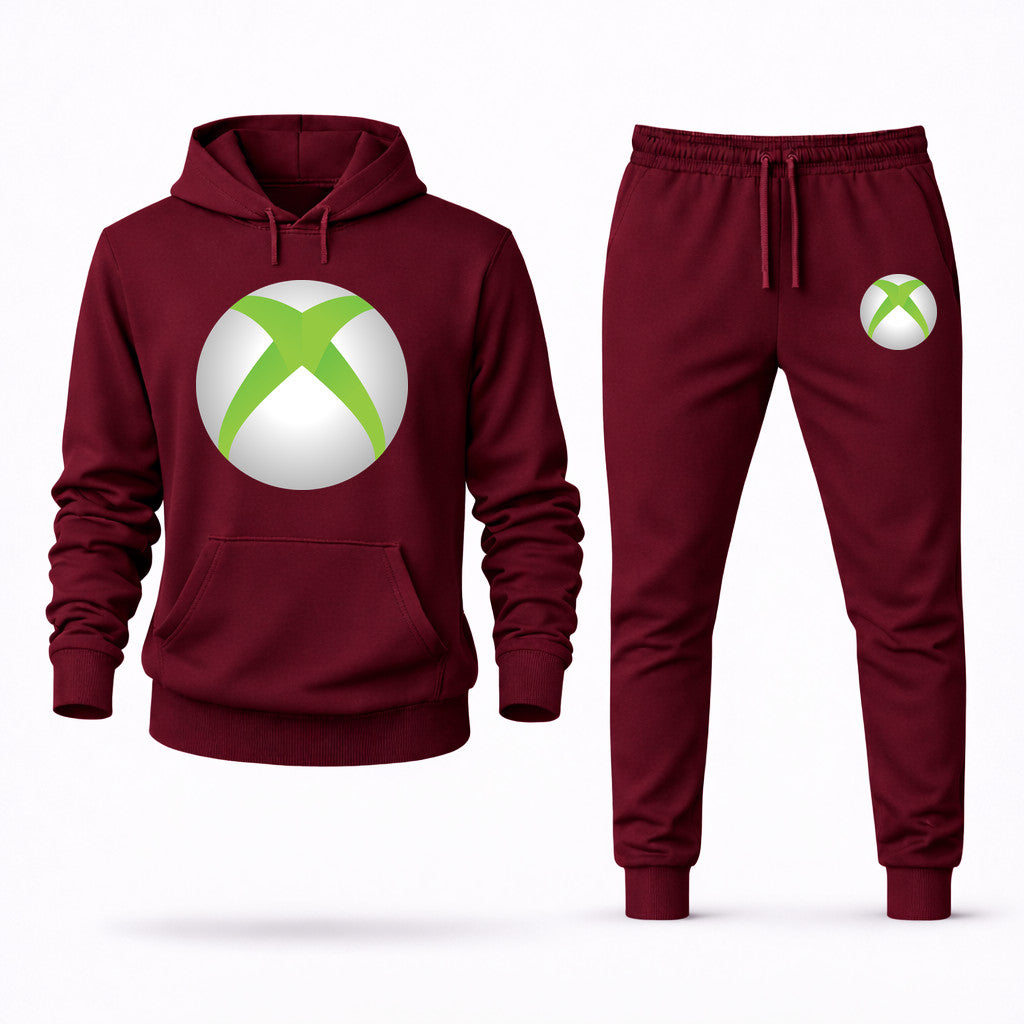 Xbox Hoodie and Joggers Set - Burgundy