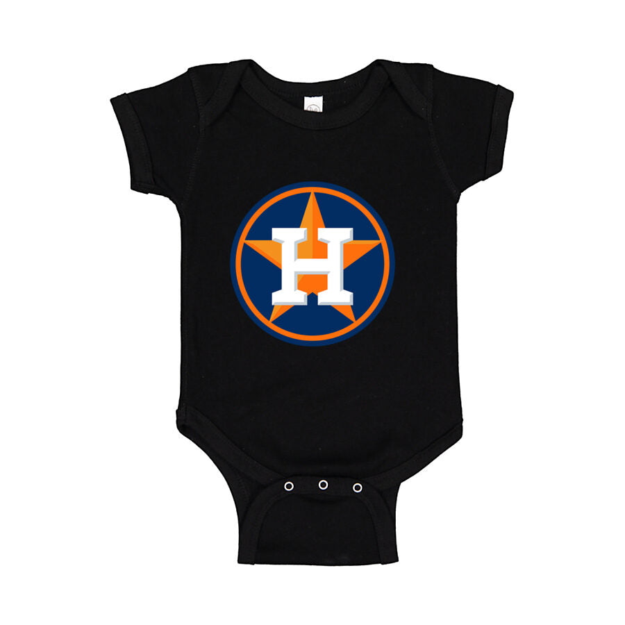 Houston Astros Baby Romper Onesie - Black
