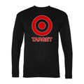 Men's Target Polyester Long Sleeve T-Shirt - Black